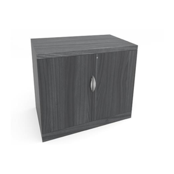 gray double door cabinet